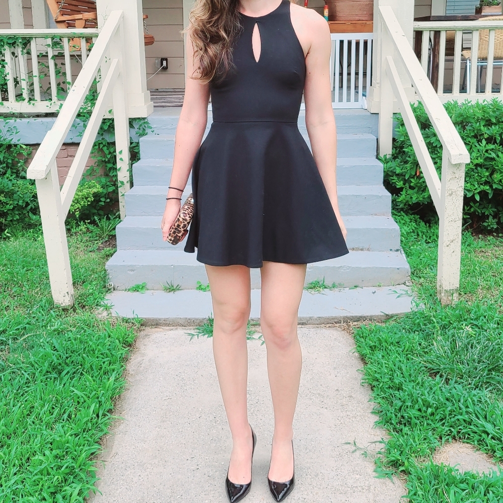 Black Elizabeth and James Keyhole Fit and Flare